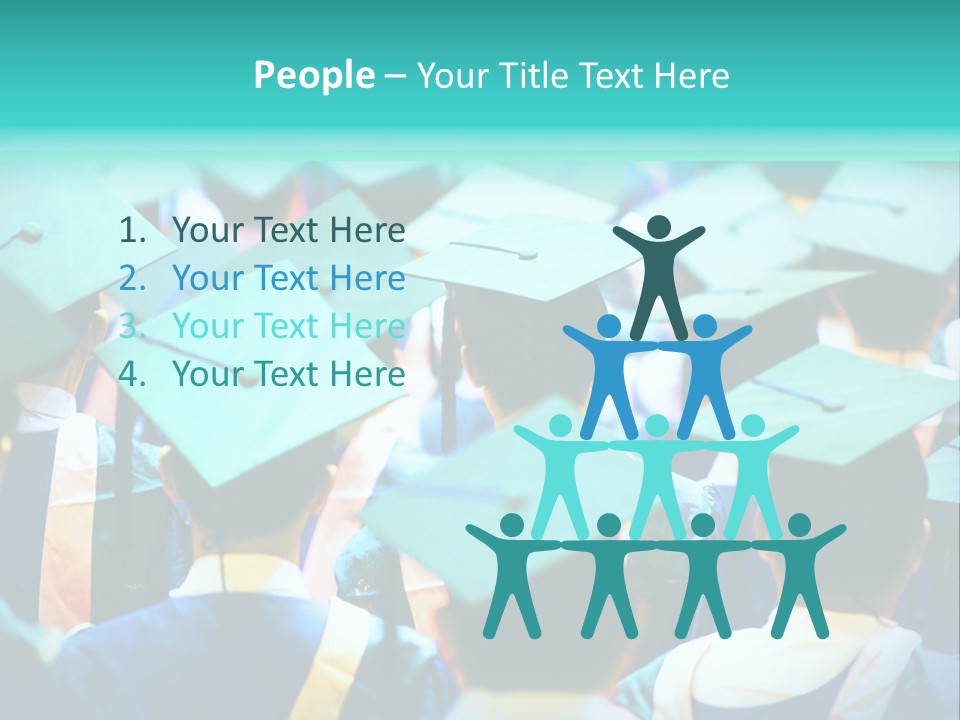 Class Cap Mortarboard PowerPoint Template