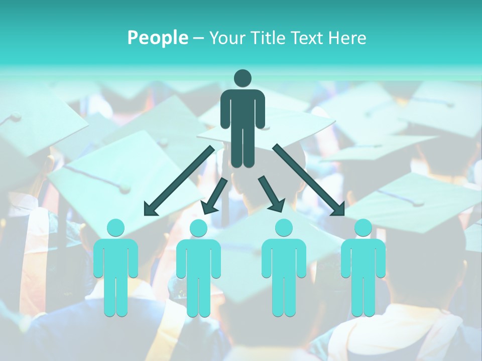 Class Cap Mortarboard PowerPoint Template