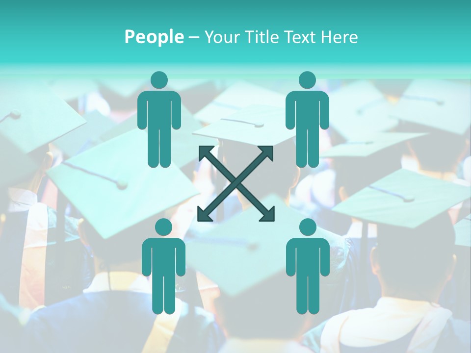 Class Cap Mortarboard PowerPoint Template