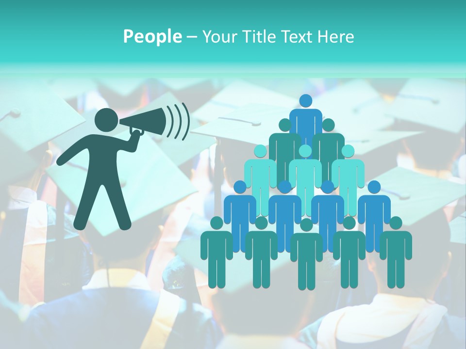 Class Cap Mortarboard PowerPoint Template