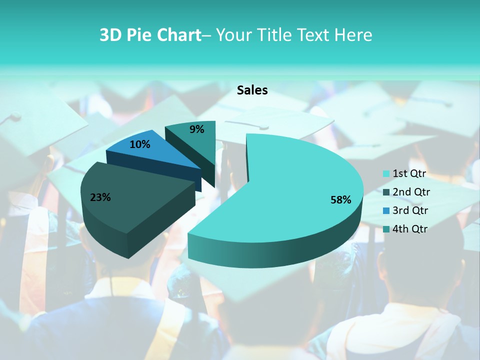 Class Cap Mortarboard PowerPoint Template
