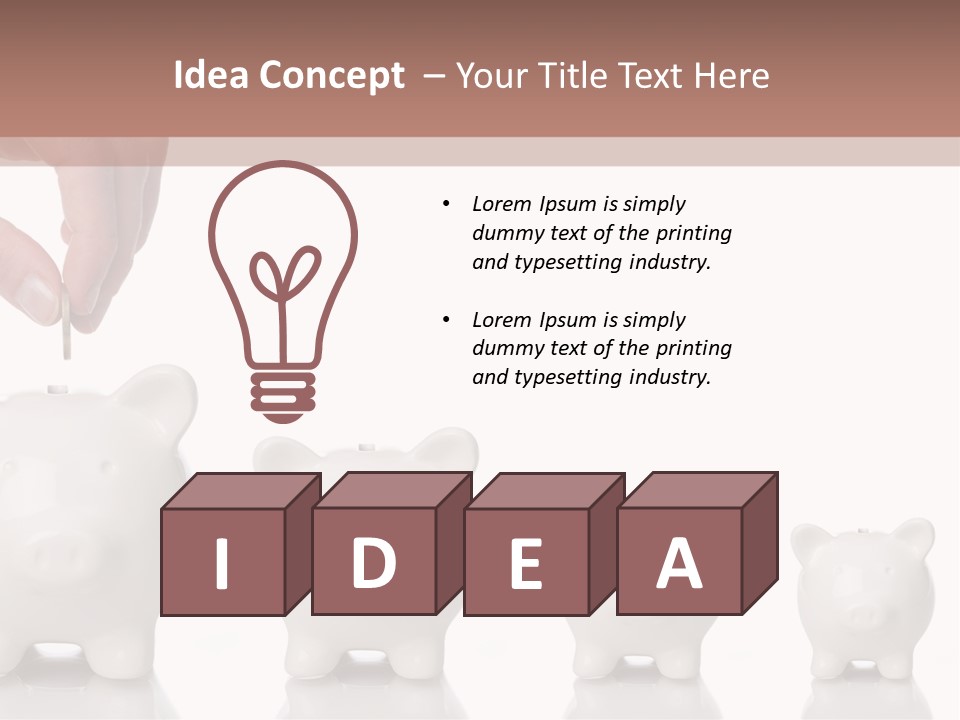 Investment Currency Earnings PowerPoint Template