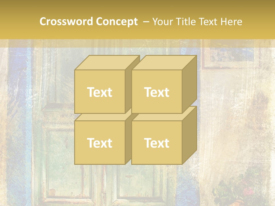 Paper Sidewalk Art PowerPoint Template