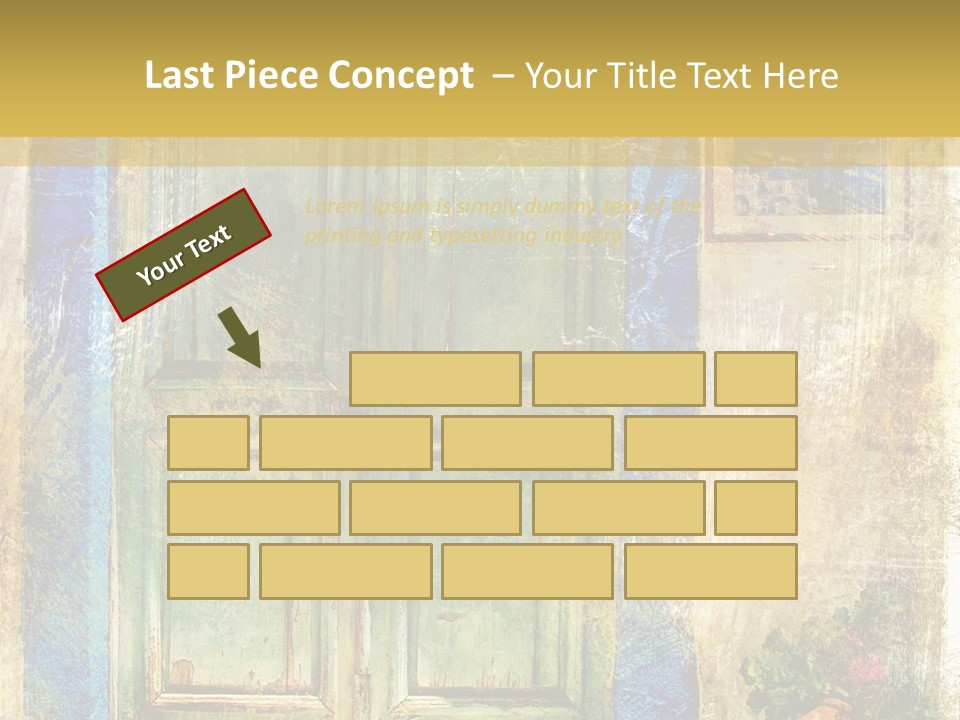 Paper Sidewalk Art PowerPoint Template