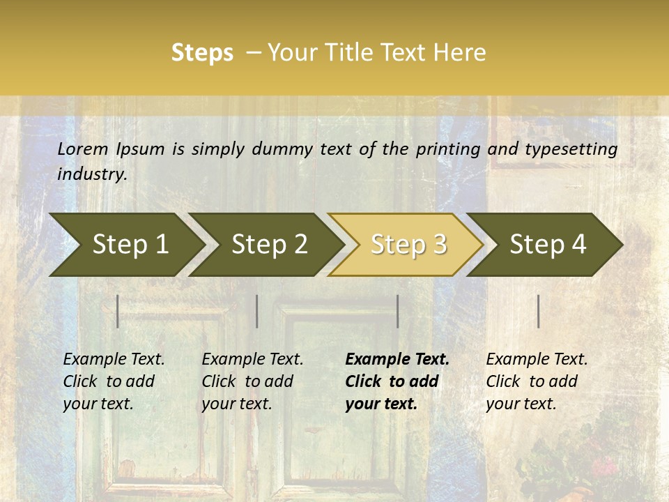 Paper Sidewalk Art PowerPoint Template