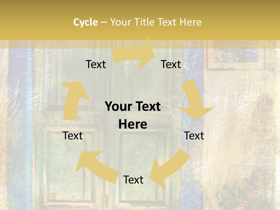 Paper Sidewalk Art PowerPoint Template