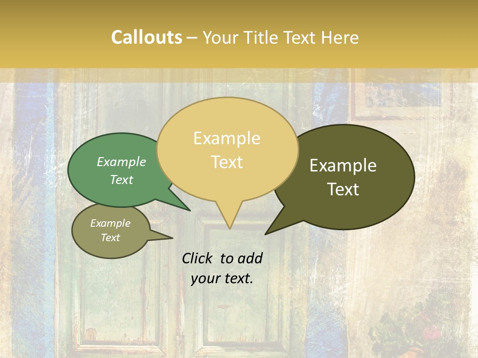 Paper Sidewalk Art PowerPoint Template