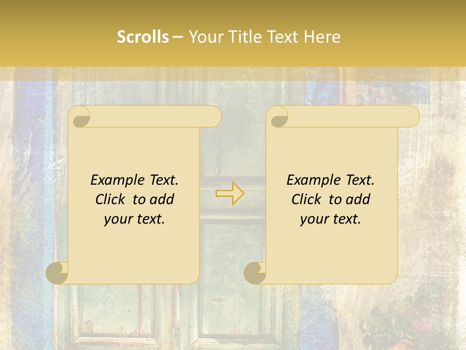 Paper Sidewalk Art PowerPoint Template