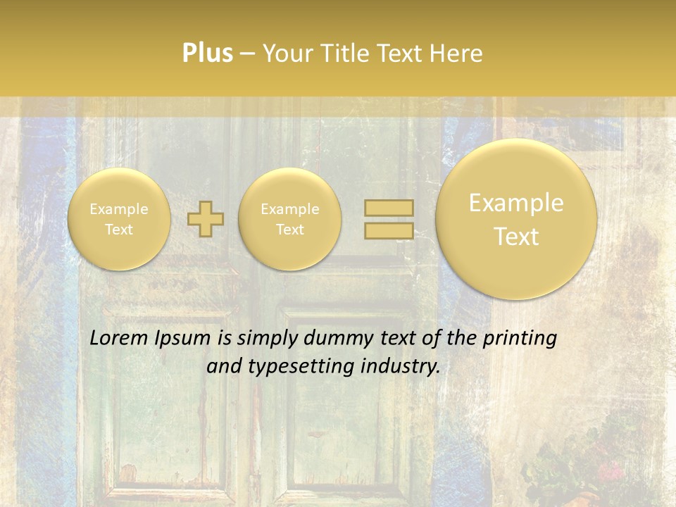 Paper Sidewalk Art PowerPoint Template