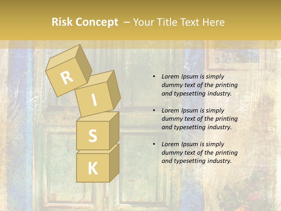 Paper Sidewalk Art PowerPoint Template