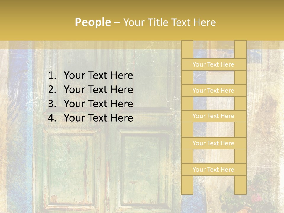 Paper Sidewalk Art PowerPoint Template