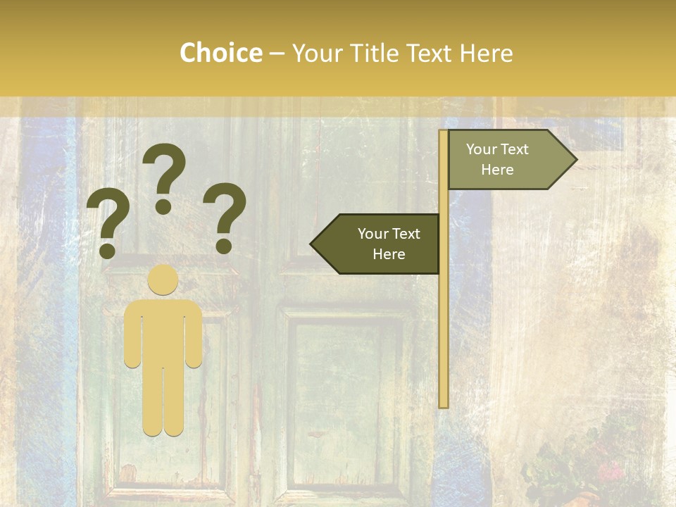 Paper Sidewalk Art PowerPoint Template