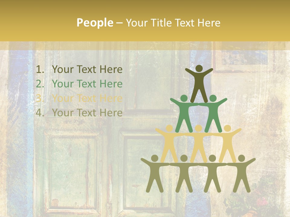 Paper Sidewalk Art PowerPoint Template