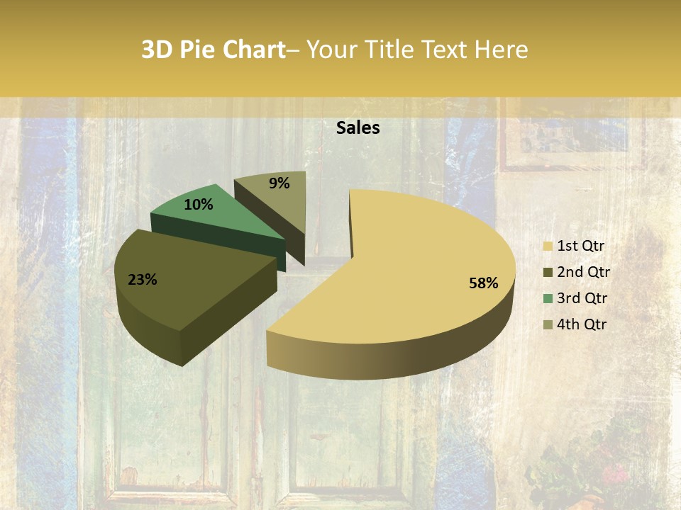 Paper Sidewalk Art PowerPoint Template