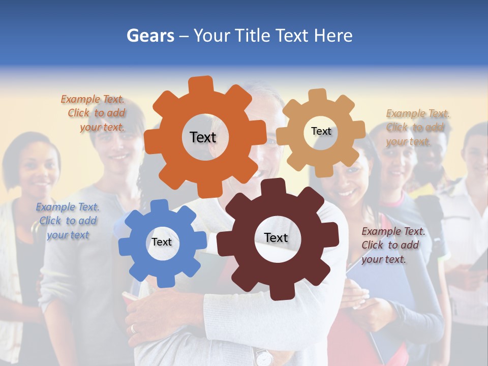 Group Humor People PowerPoint Template