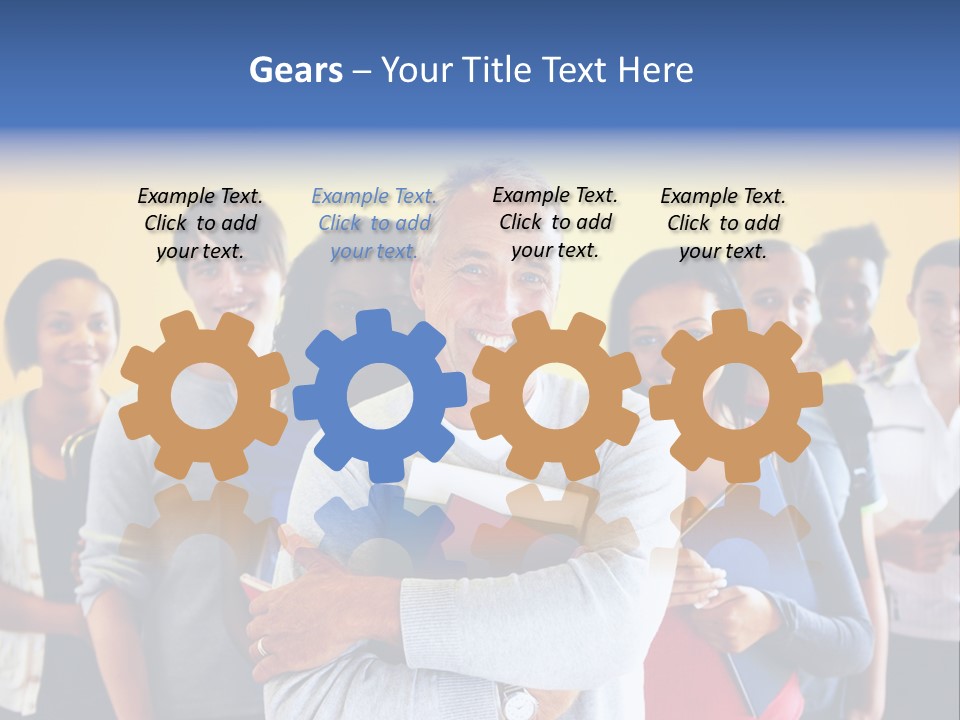 Group Humor People PowerPoint Template