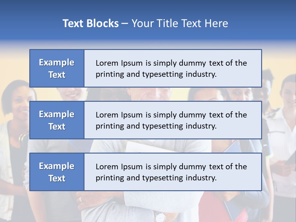 Group Humor People PowerPoint Template