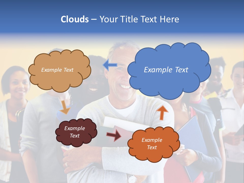 Group Humor People PowerPoint Template