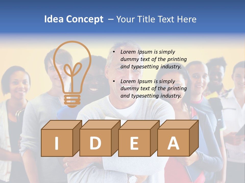 Group Humor People PowerPoint Template