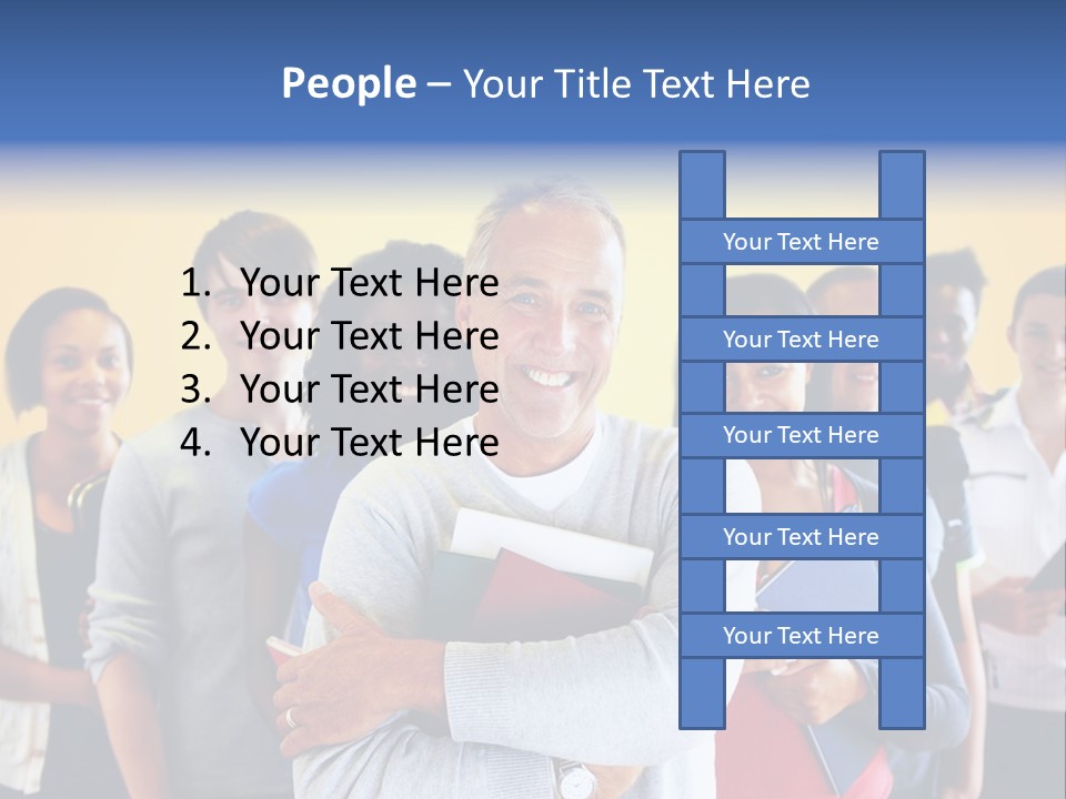 Group Humor People PowerPoint Template