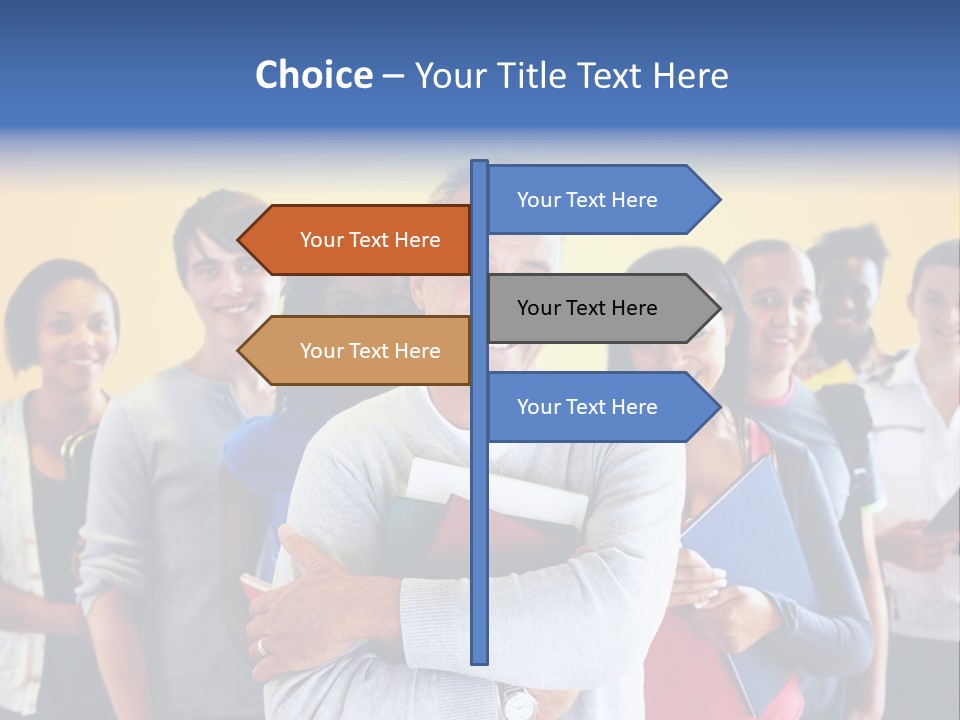 Group Humor People PowerPoint Template