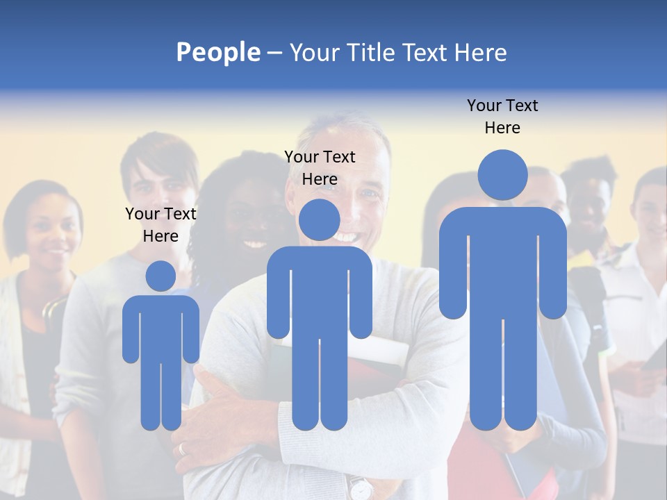 Group Humor People PowerPoint Template