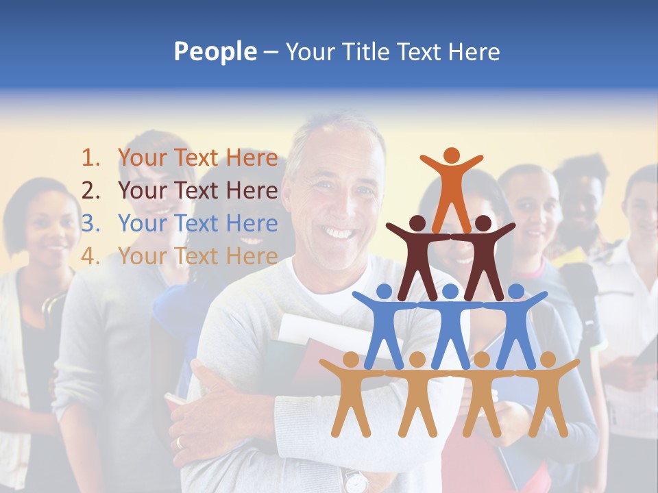 Group Humor People PowerPoint Template