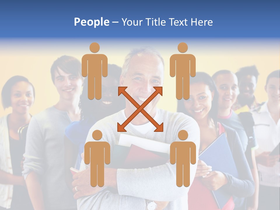Group Humor People PowerPoint Template
