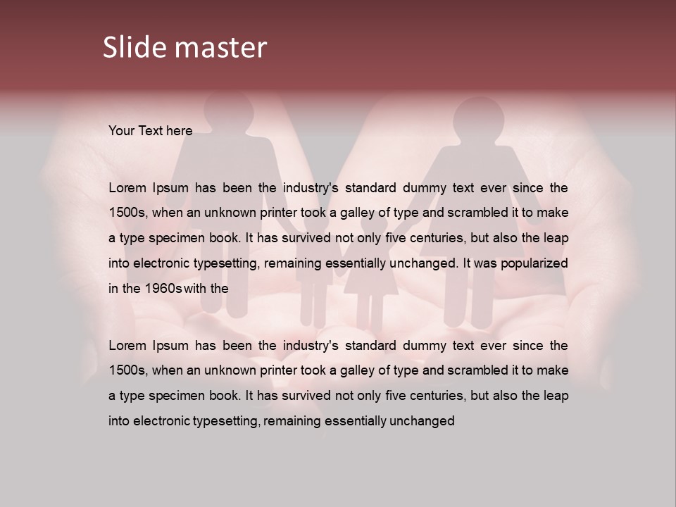 Protection Togetherness Think PowerPoint Template