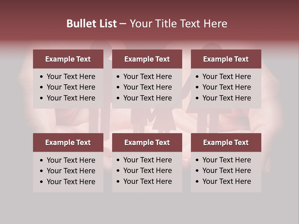 Protection Togetherness Think PowerPoint Template