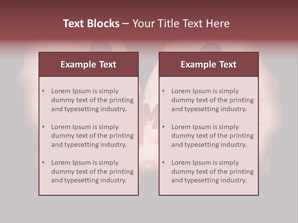 Protection Togetherness Think PowerPoint Template