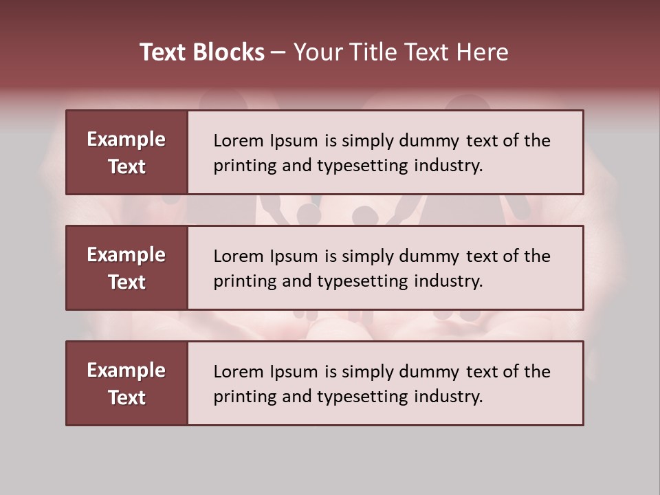 Protection Togetherness Think PowerPoint Template