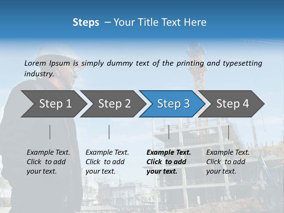 Builder Building Project PowerPoint Template