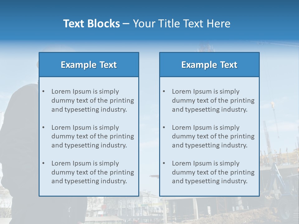 Builder Building Project PowerPoint Template