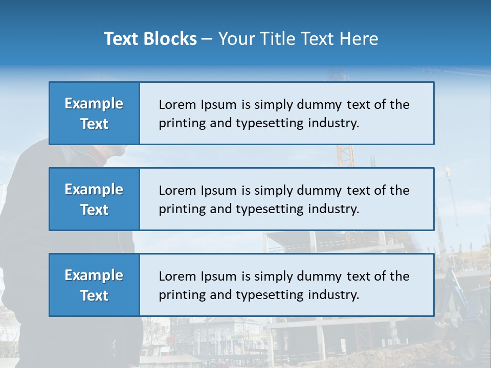 Builder Building Project PowerPoint Template