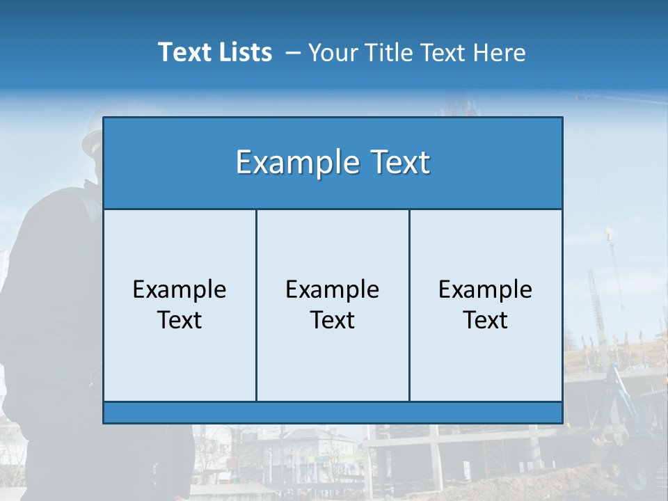 Builder Building Project PowerPoint Template