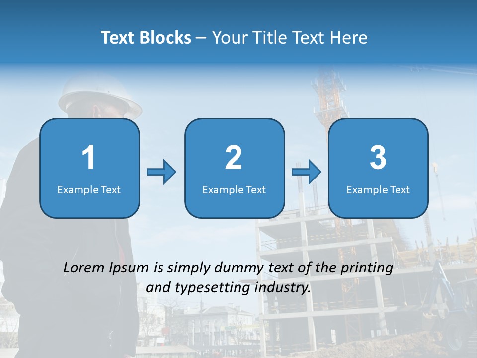Builder Building Project PowerPoint Template
