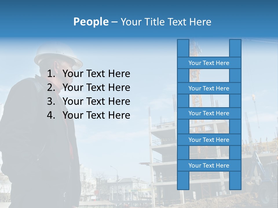 Builder Building Project PowerPoint Template
