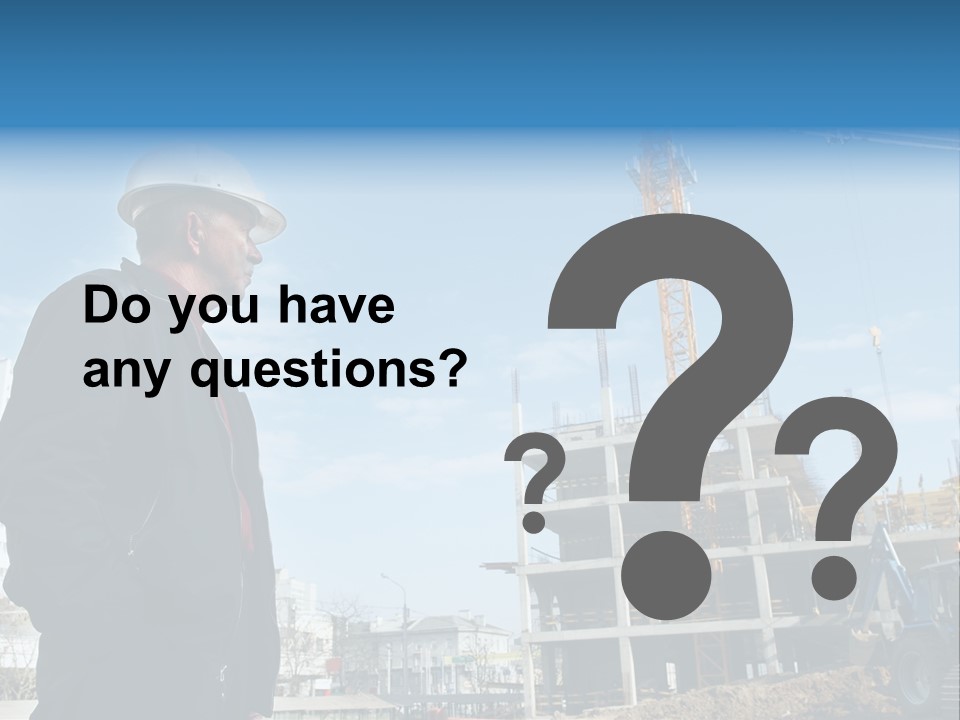 Builder Building Project PowerPoint Template