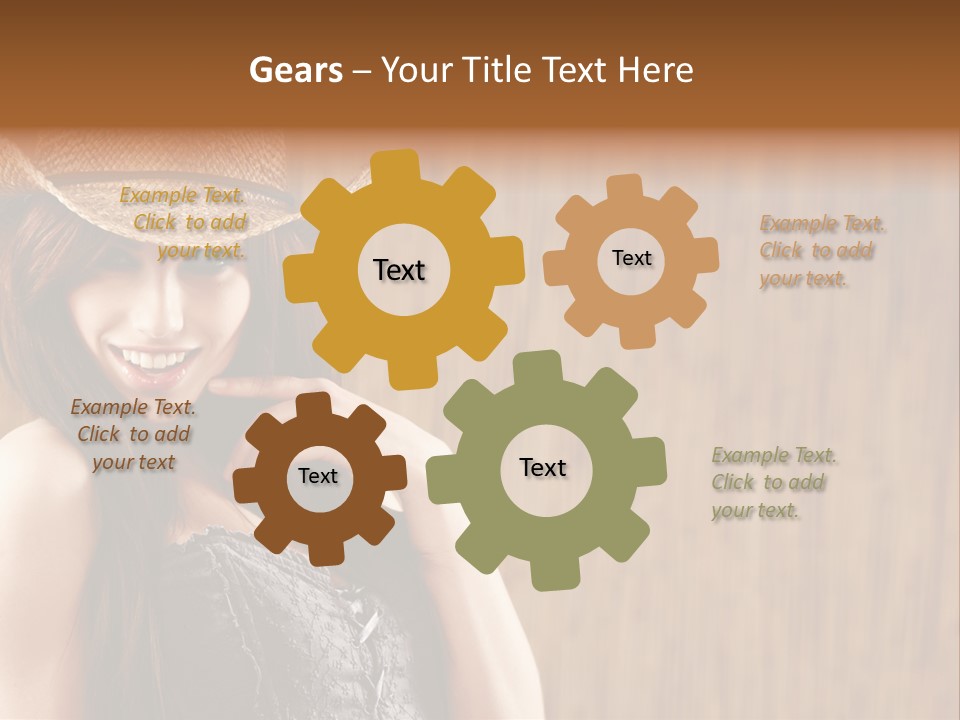 Pretty White Beautiful PowerPoint Template