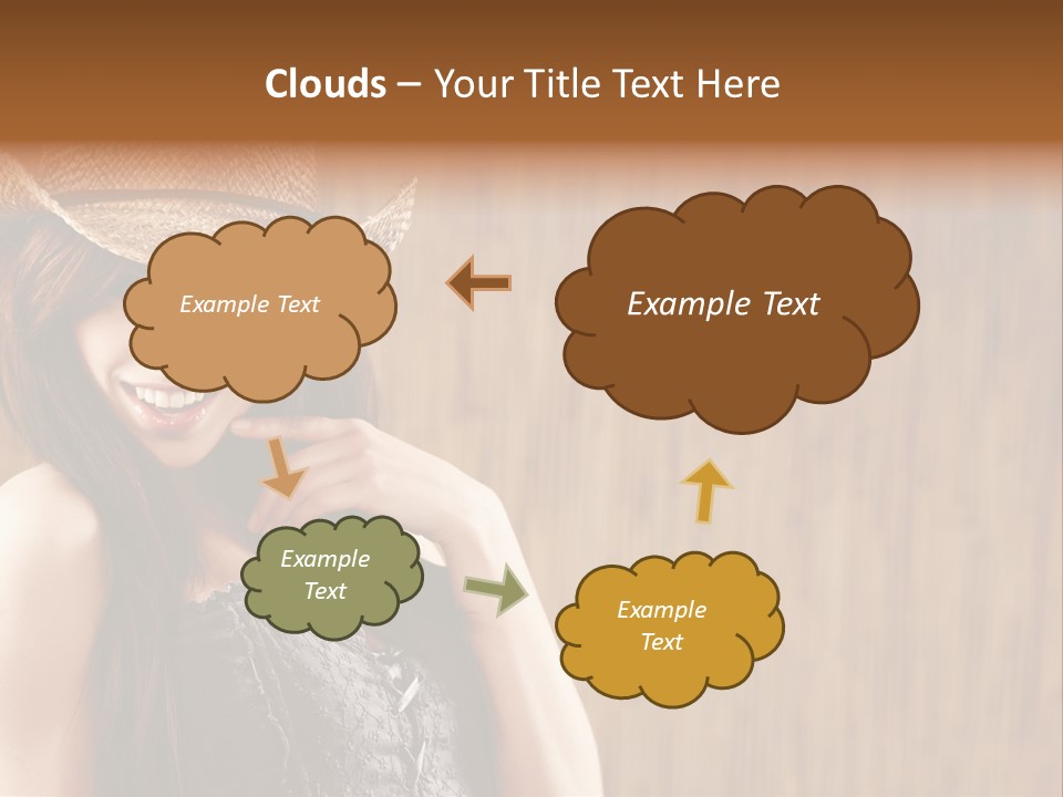 Pretty White Beautiful PowerPoint Template