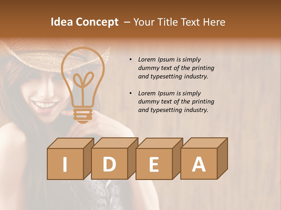 Pretty White Beautiful PowerPoint Template