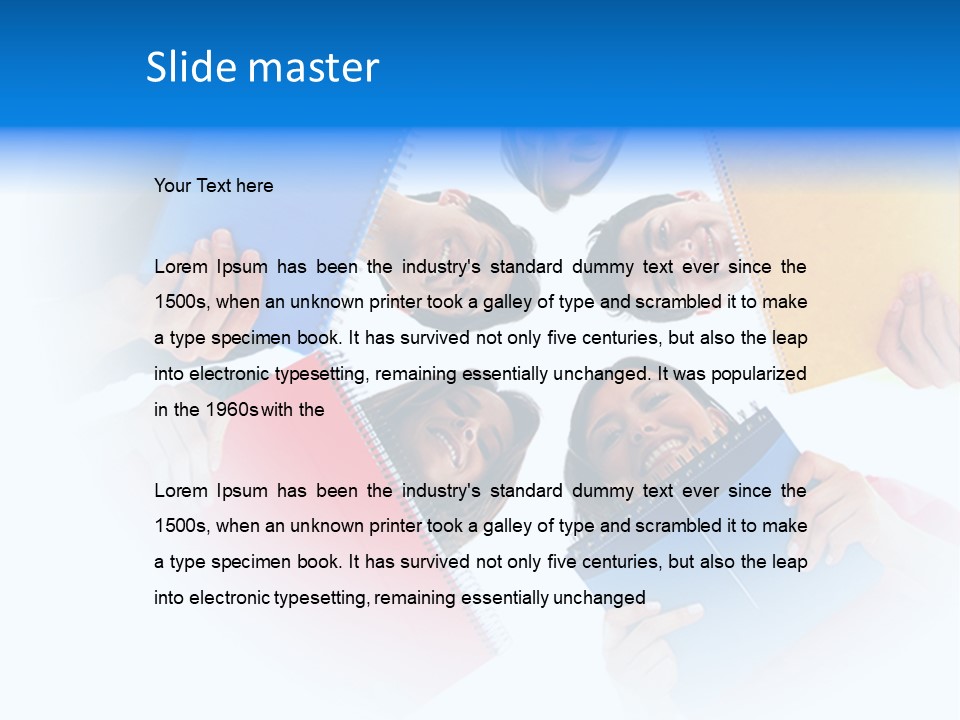 University Men Togetherness PowerPoint Template