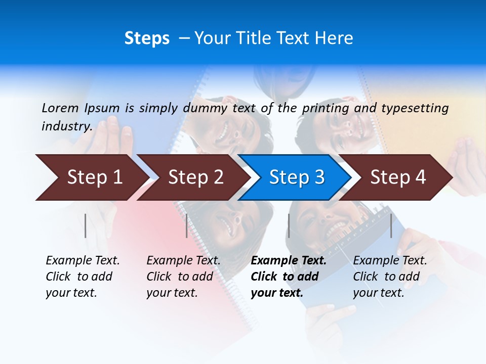 University Men Togetherness PowerPoint Template