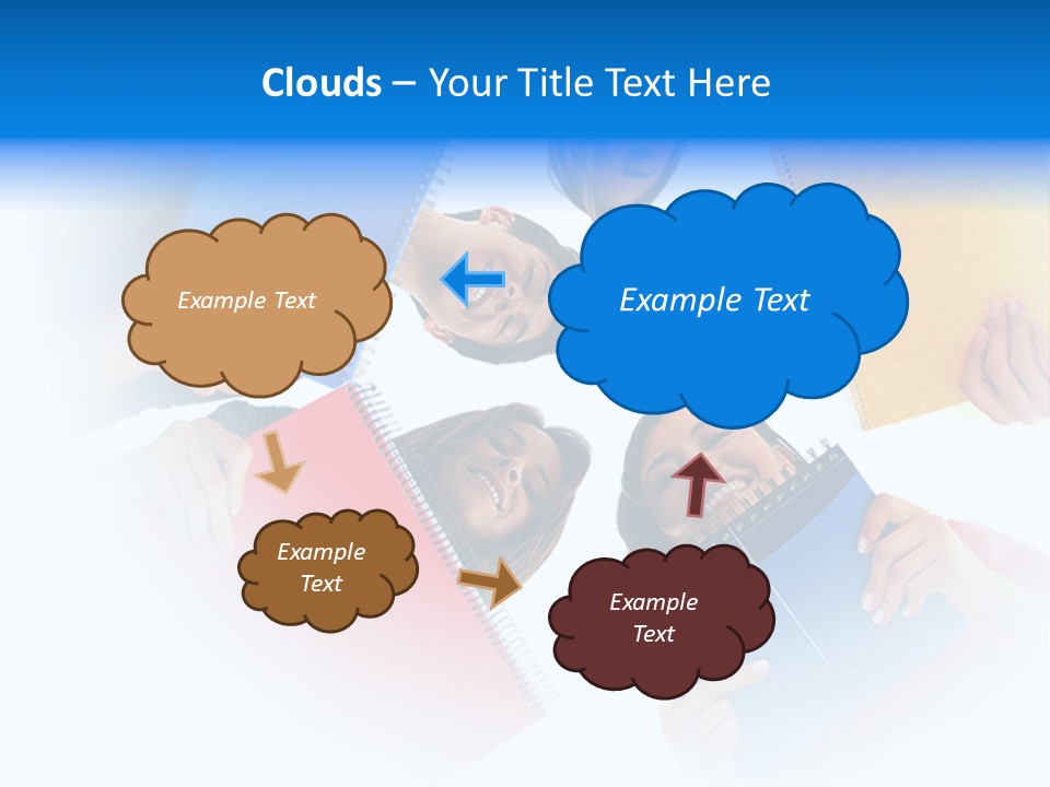University Men Togetherness PowerPoint Template