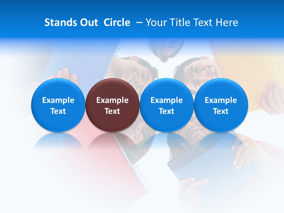 University Men Togetherness PowerPoint Template