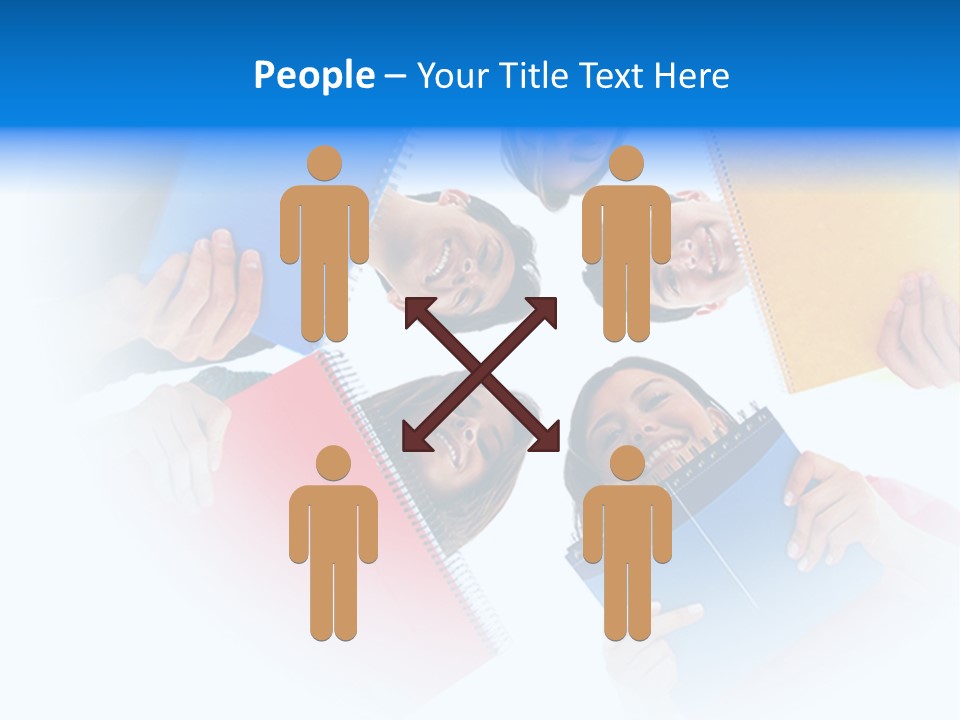 University Men Togetherness PowerPoint Template