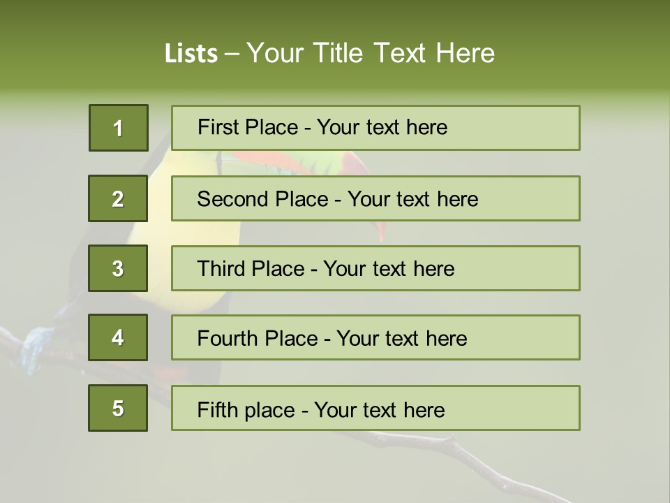 Billed Colorful Panama PowerPoint Template