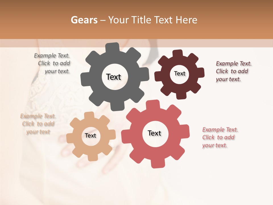 Childbirth Cute Person PowerPoint Template