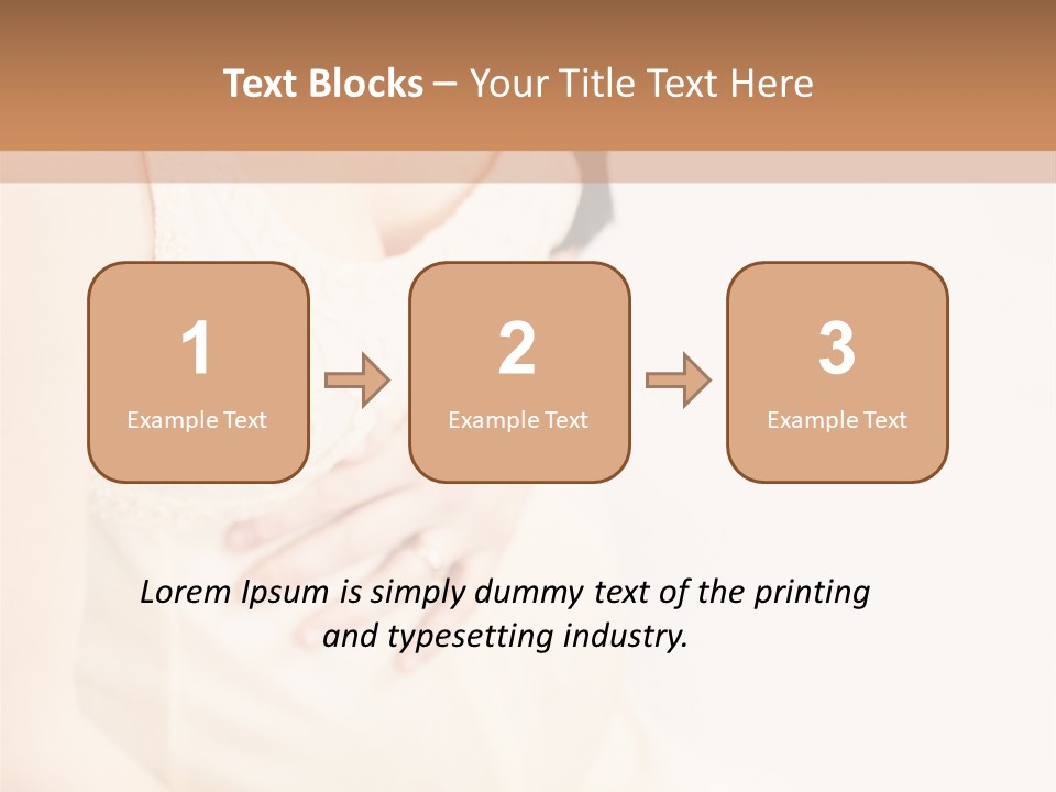 Childbirth Cute Person PowerPoint Template
